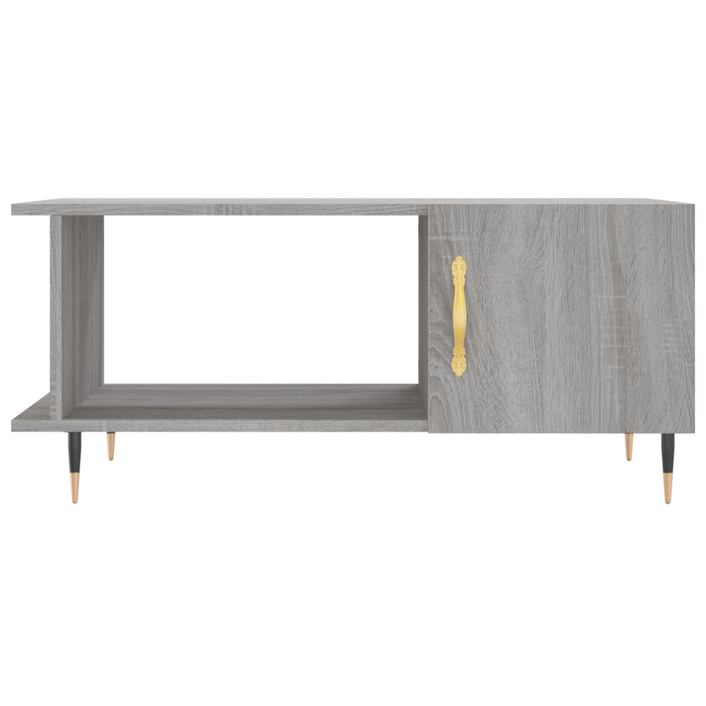 Coffee Table Grey Sonoma 90x50x40 cm Engineered Wood