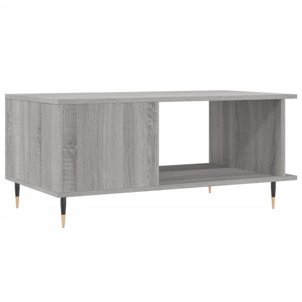 Coffee Table Grey Sonoma 90x50x40 cm Engineered Wood
