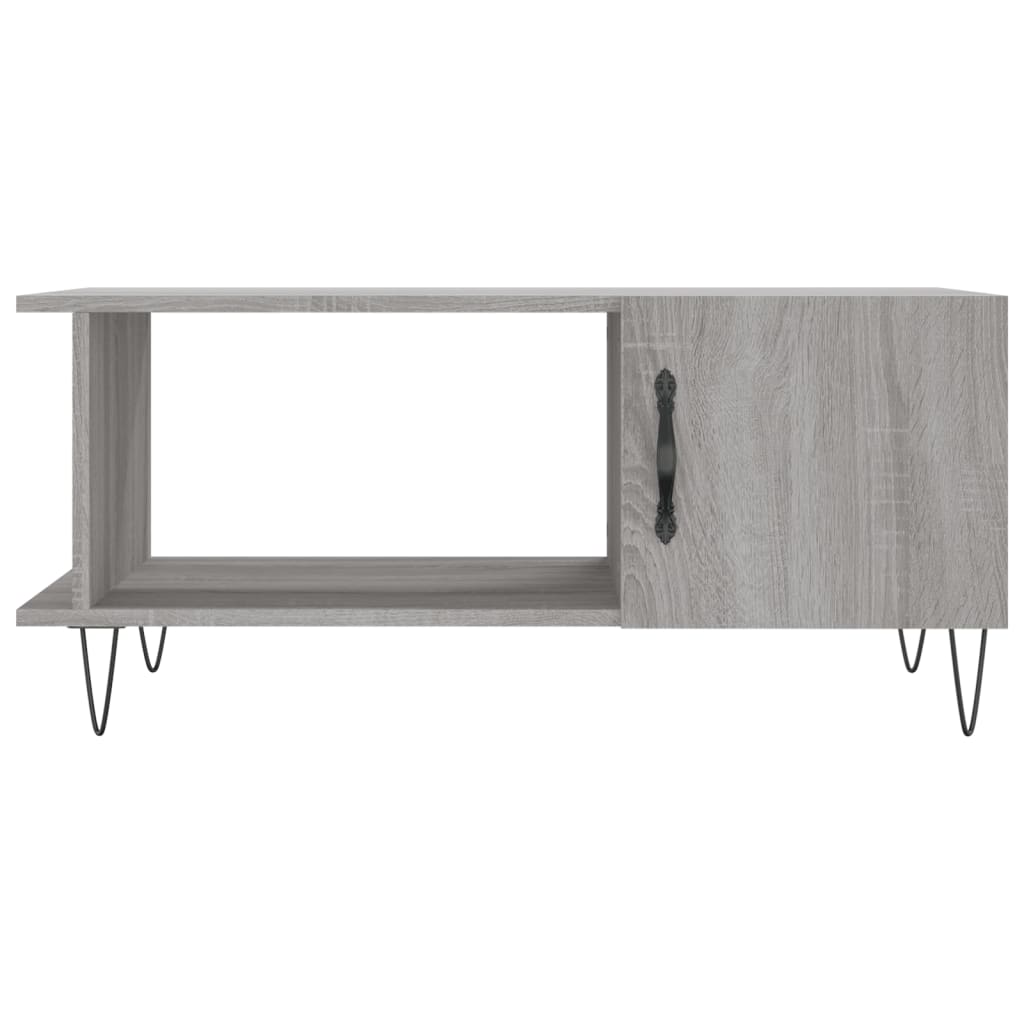 Coffee Table Grey Sonoma 90x50x40 cm Engineered Wood