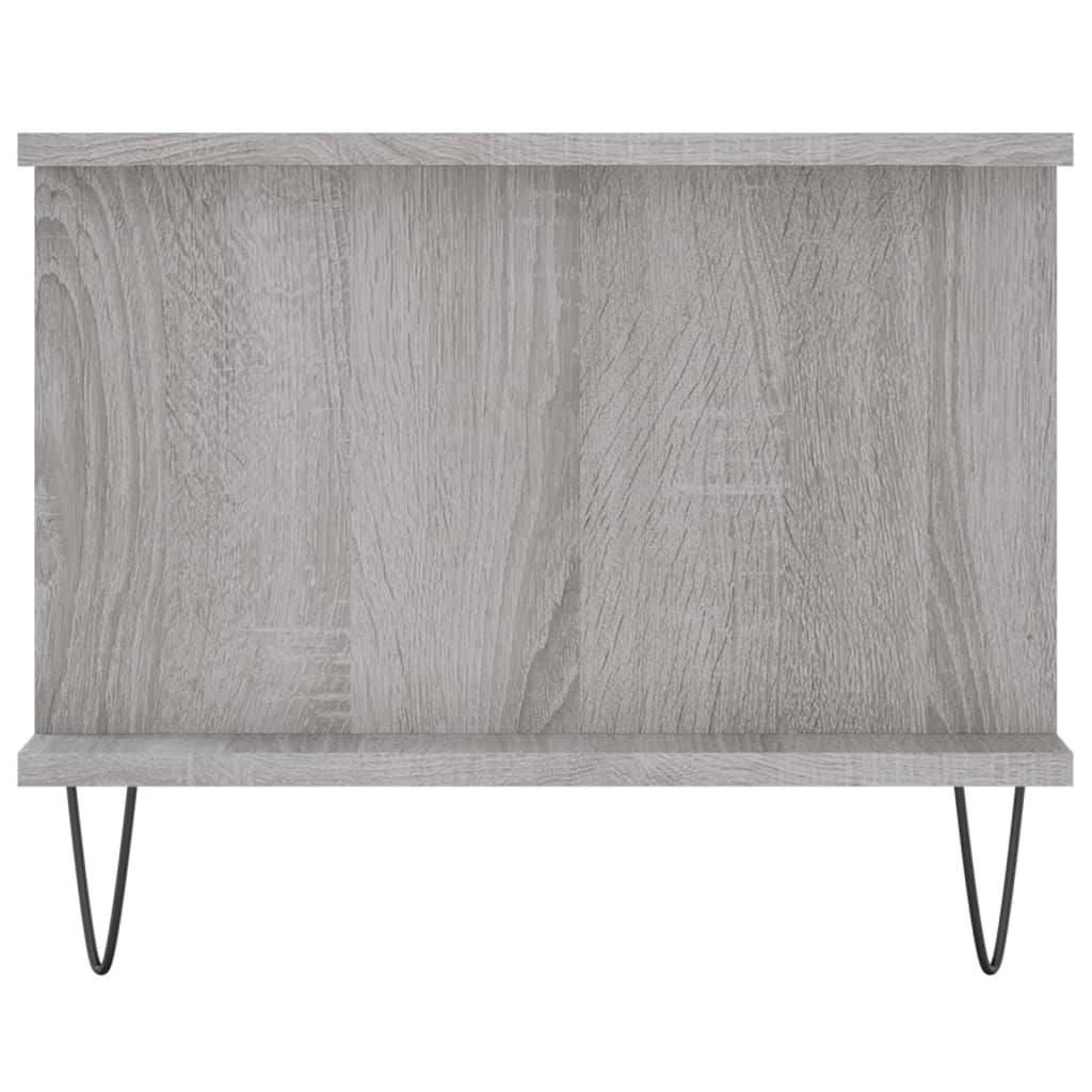 Coffee Table Grey Sonoma 90x50x40 cm Engineered Wood
