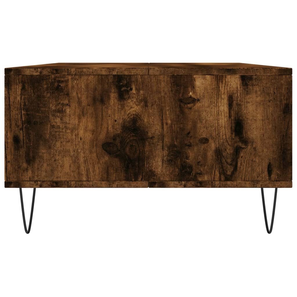 Coffee Table Smoked Oak 104x60x35 cm Engineered Wood