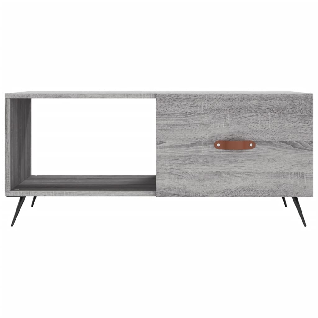 Coffee Table Grey Sonoma 90x50x40 cm Engineered Wood