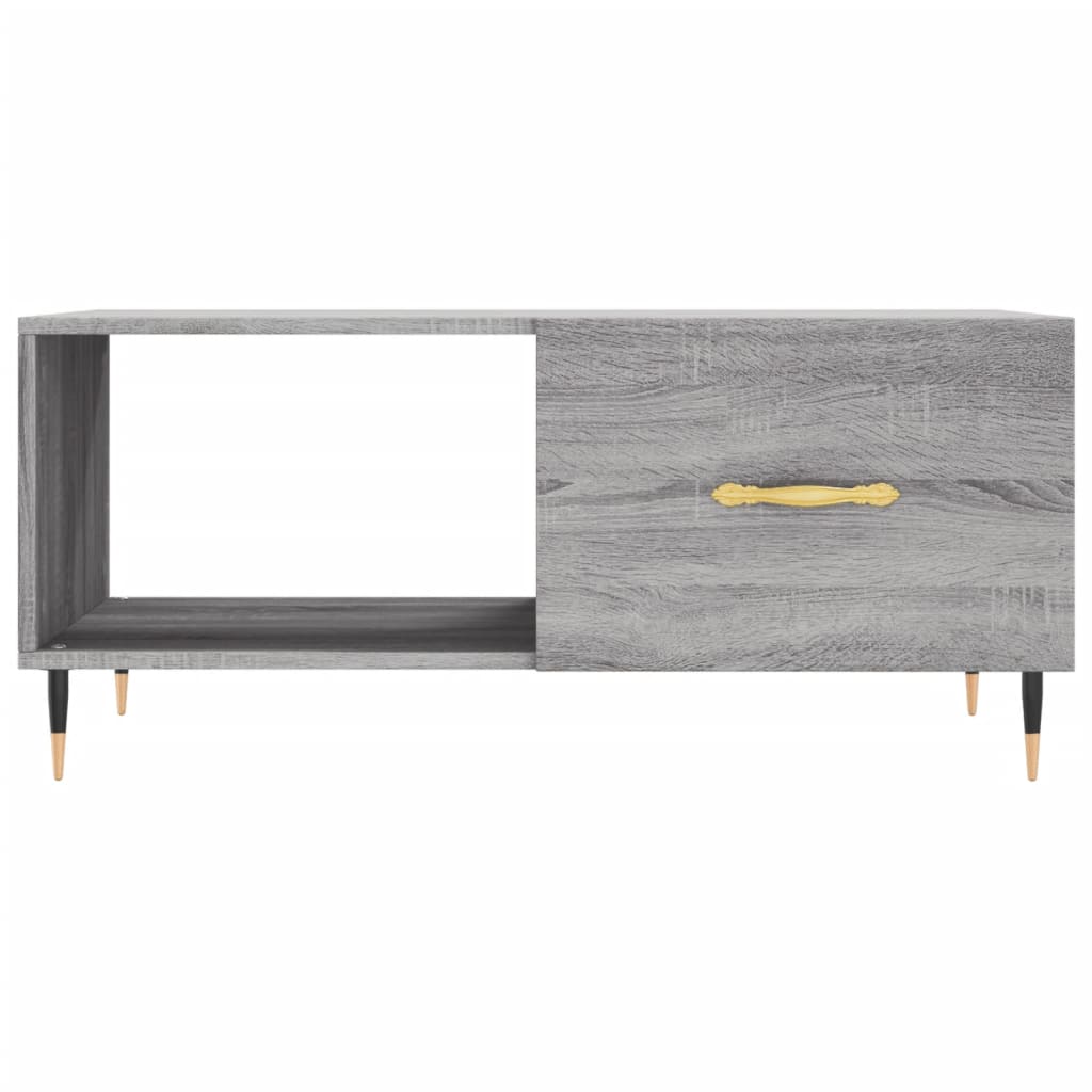 Coffee Table Grey Sonoma 90x50x40 cm Engineered Wood