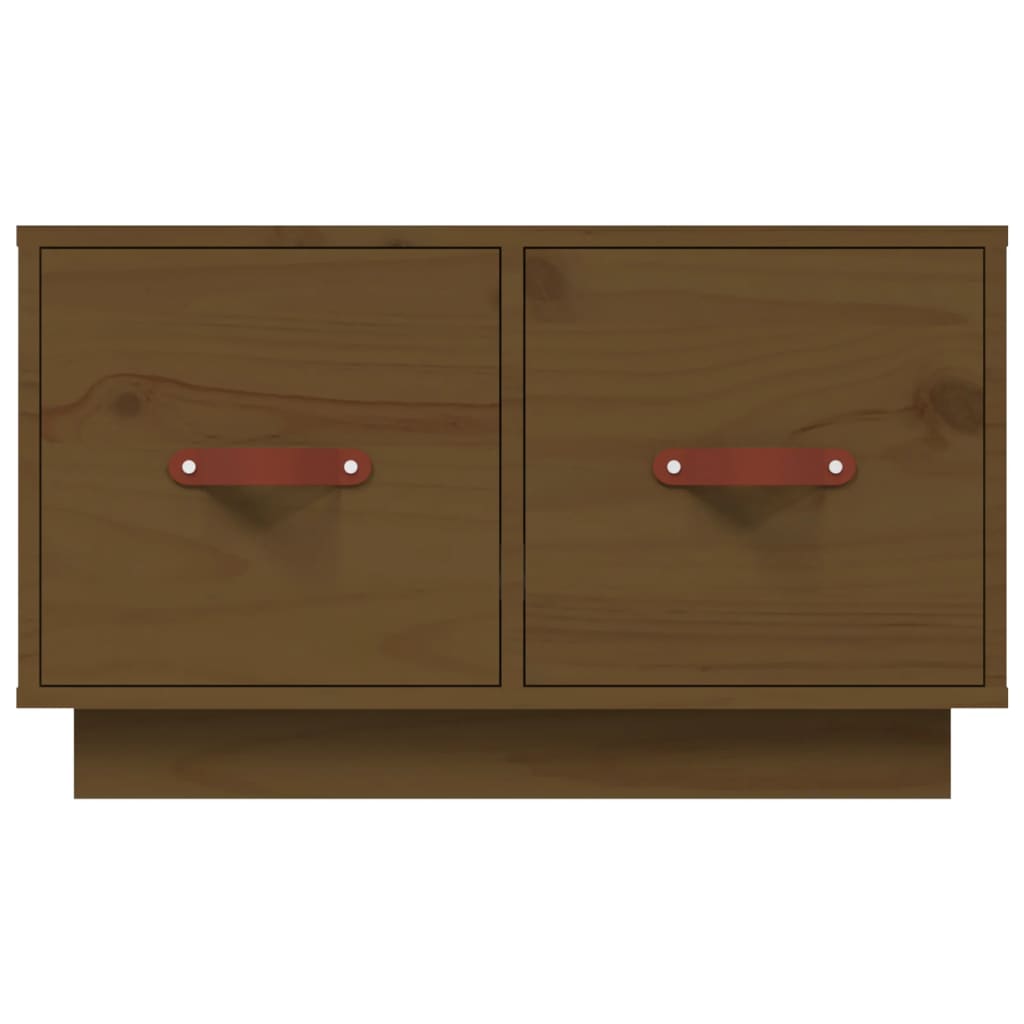 Coffee Table Honey Brown 60x53x35 cm Solid Wood Pine