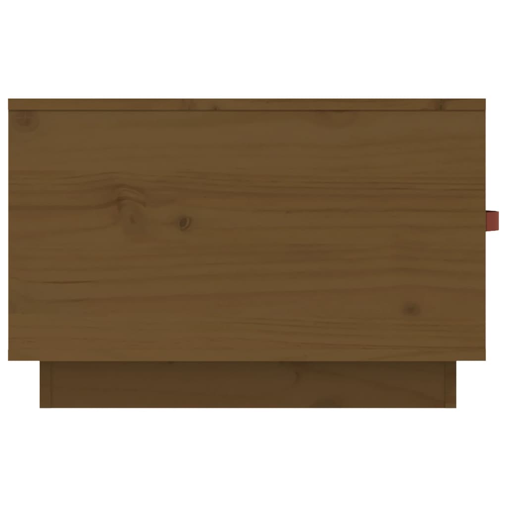 Coffee Table Honey Brown 60x53x35 cm Solid Wood Pine