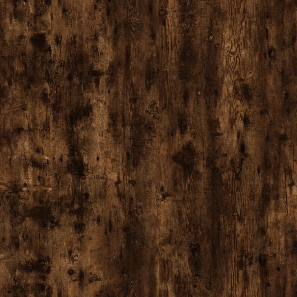 4-Tier Book Cabinet Smoked Oak 40x24x143 cm Engineered Wood