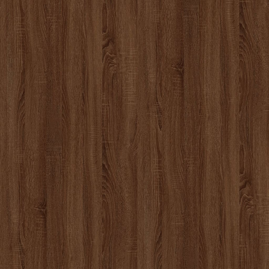 4-Tier Book Cabinet Brown Oak 40x24x143 cm Engineered Wood