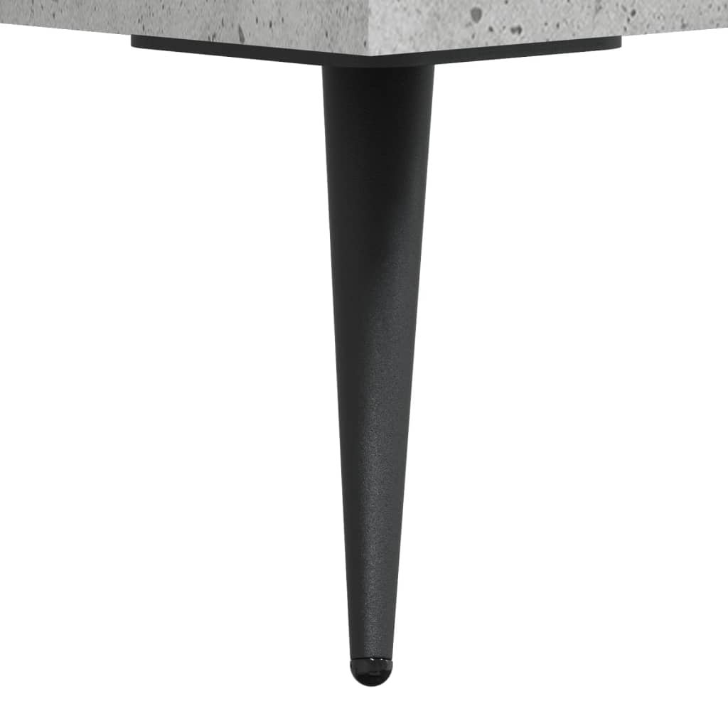 Chest of Drawers Concrete Grey 69.5x34x90 cm Engineered Wood