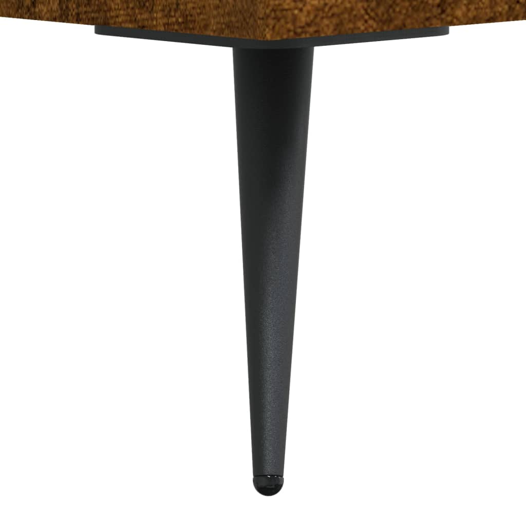 Chest of Drawers Smoked Oak 69.5x34x90 cm Engineered Wood