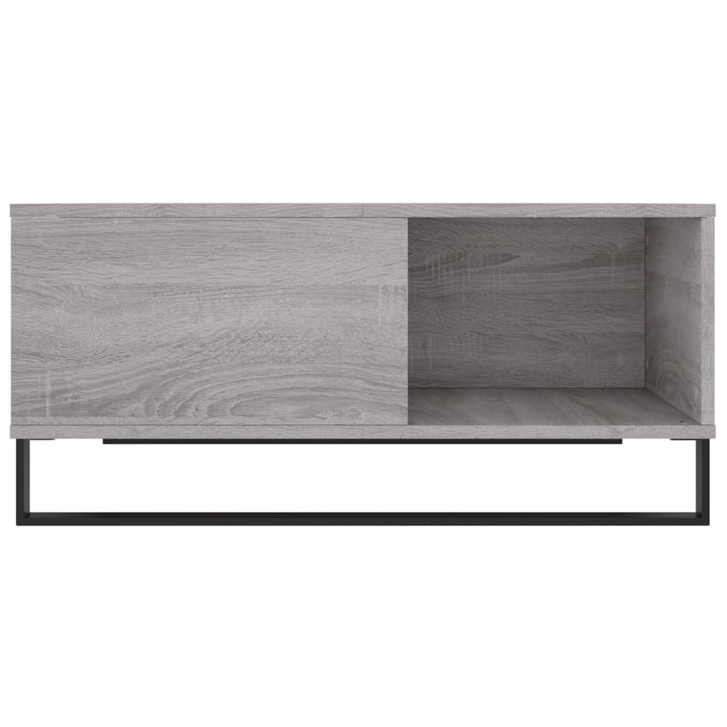 Coffee Table Grey Sonoma 80x80x36.5 cm Engineered Wood