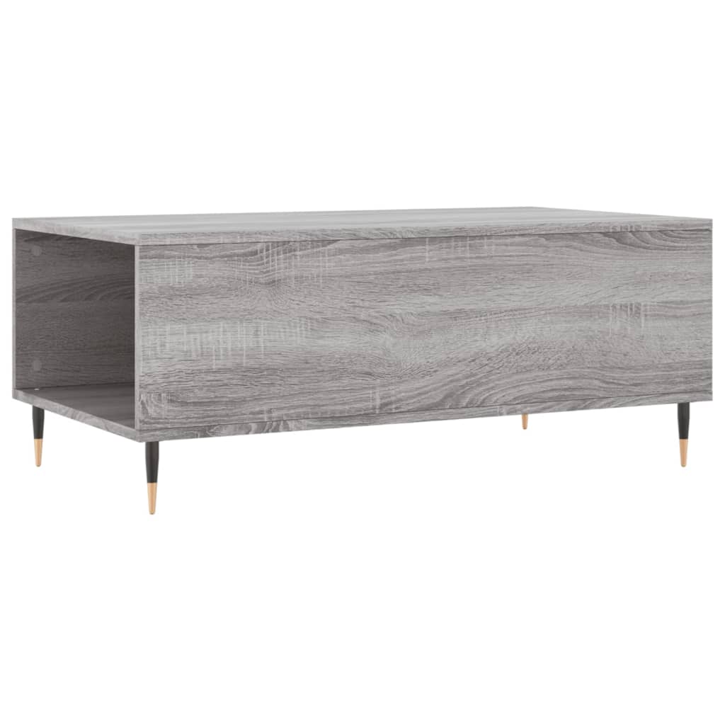 Coffee Table Grey Sonoma 90x50x36.5 cm Engineered Wood