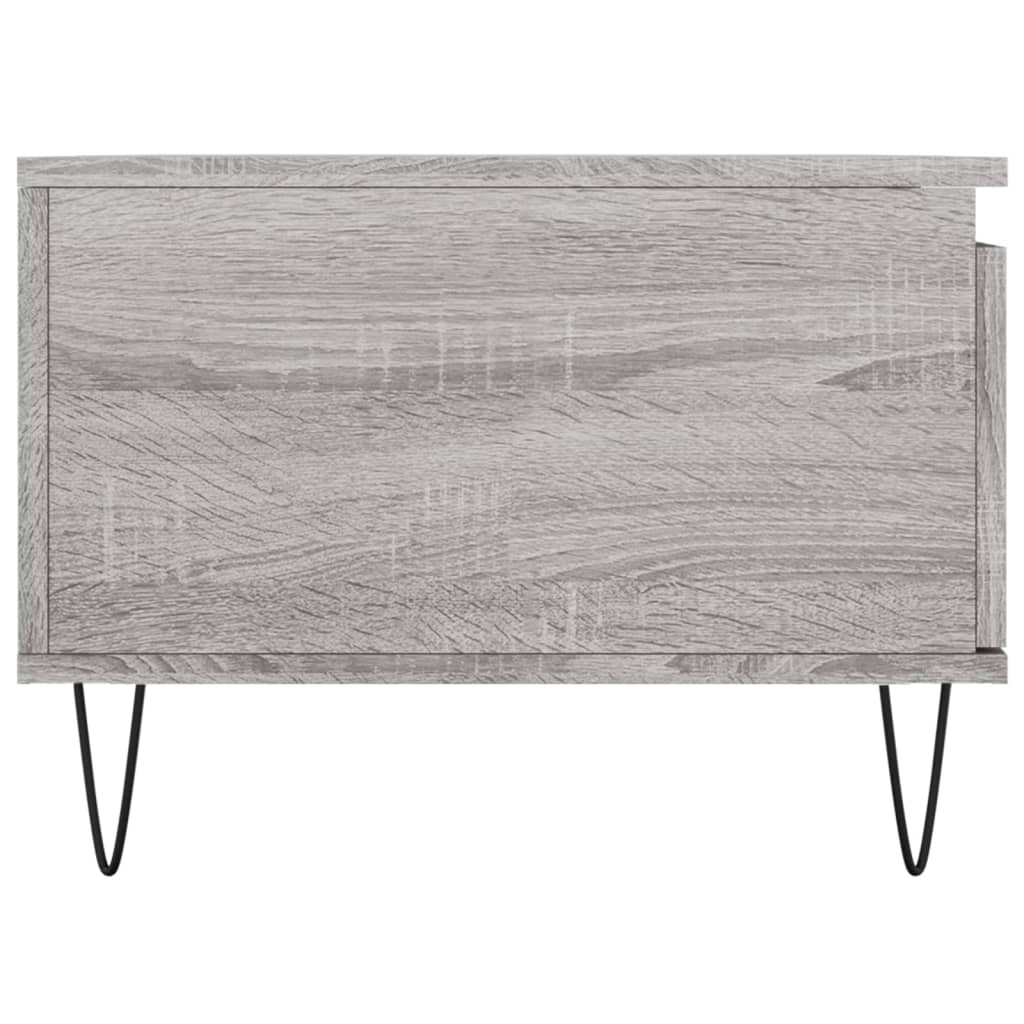 Coffee Table Grey Sonoma 90x50x36.5 cm Engineered Wood