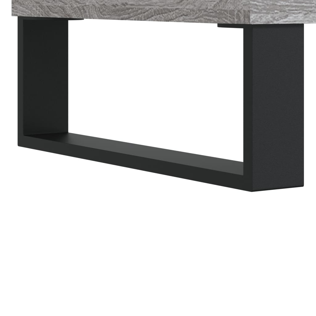 3 Piece Bathroom Cabinet Set Grey Sonoma Engineered Wood