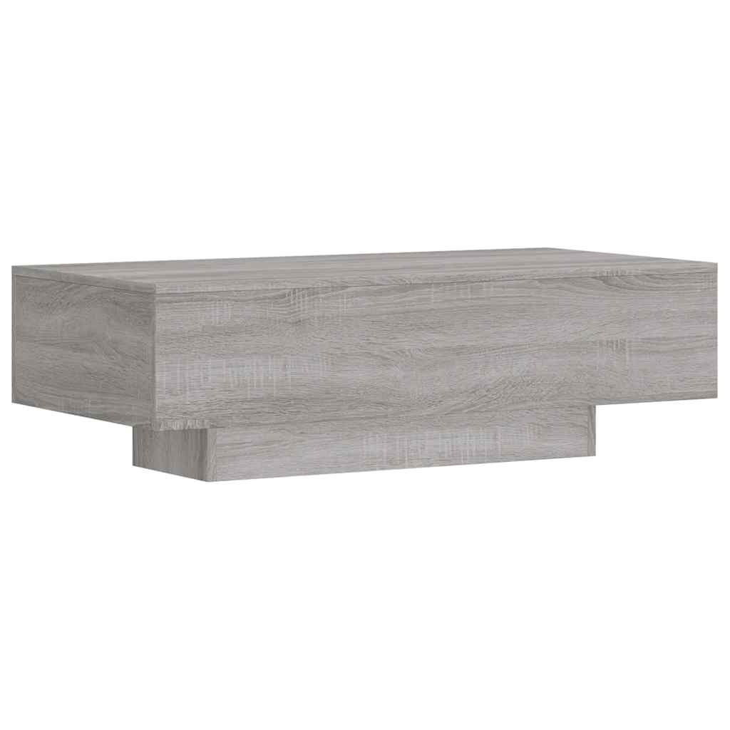 Coffee Table Grey Sonoma 100x49.5x31 cm Engineered Wood