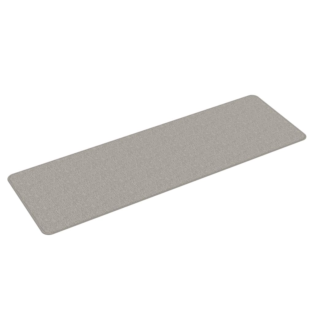 Carpet Runner Sisal Look Taupe 50x150 cm