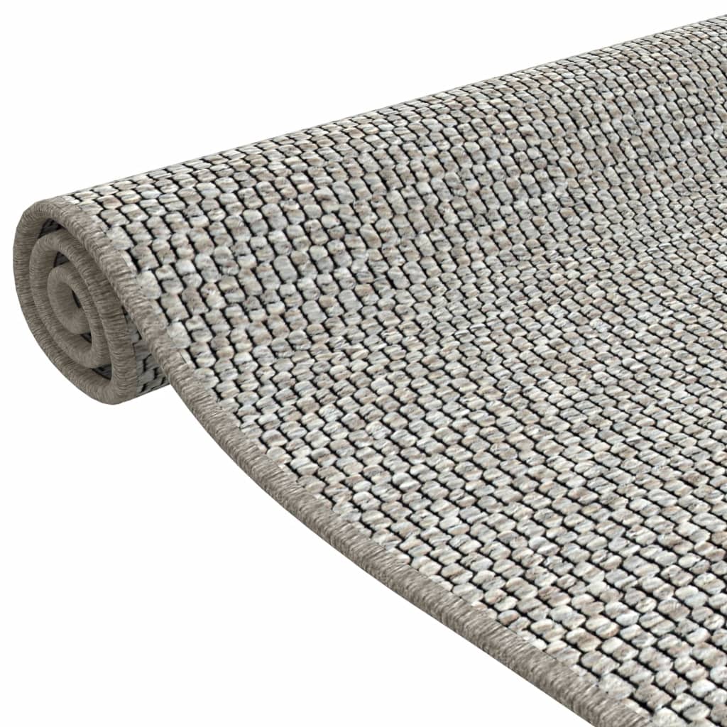 Carpet Runner Sisal Look Taupe 50x150 cm