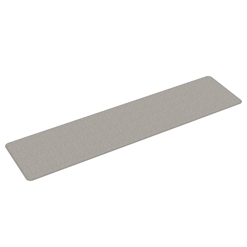 Carpet Runner Sisal Look Taupe 50x200 cm