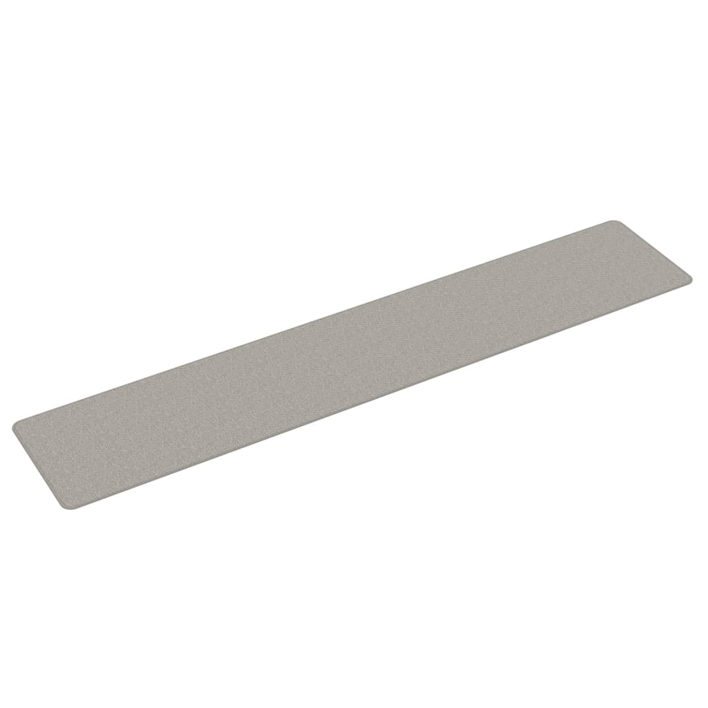 Carpet Runner Sisal Look Taupe 50x250 cm