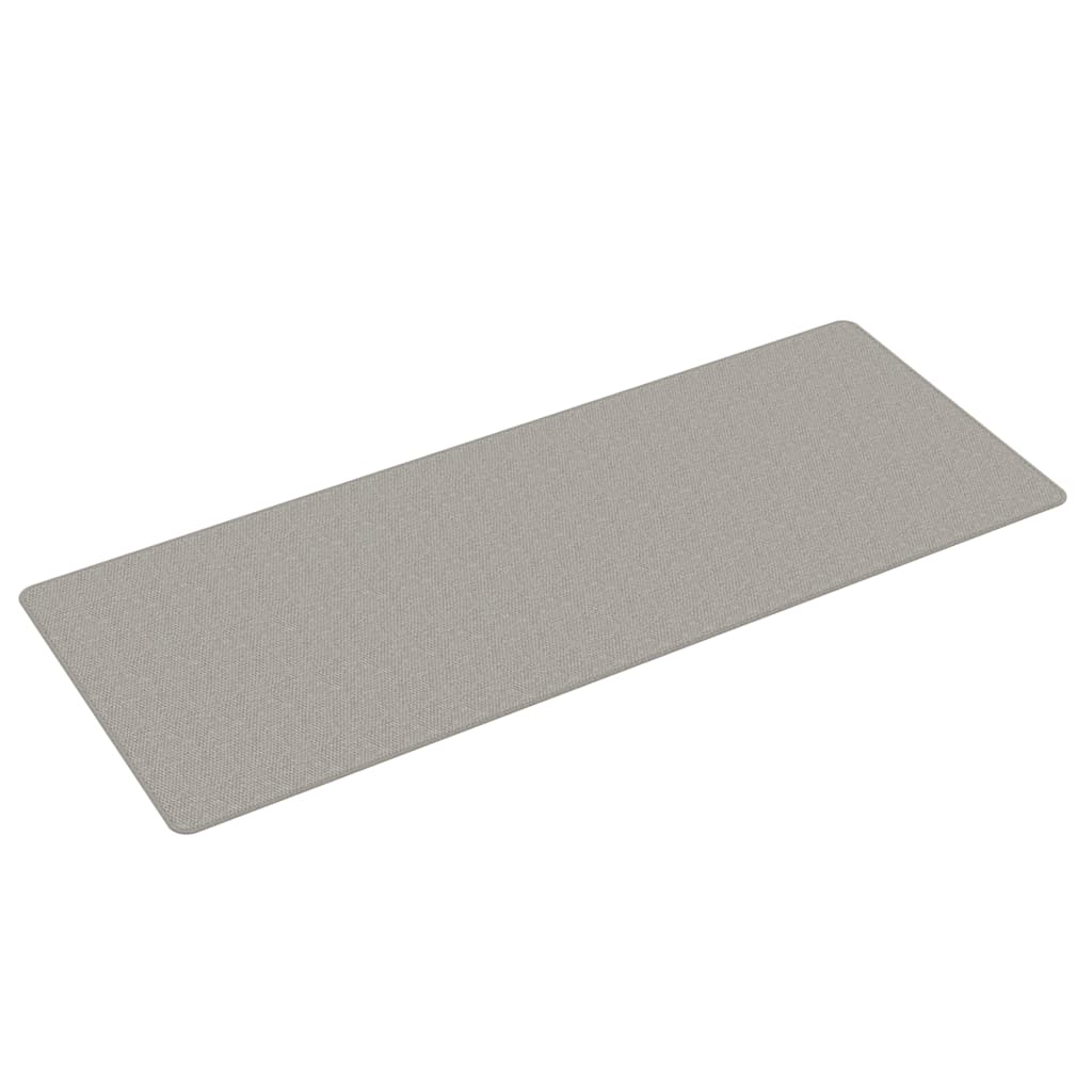 Carpet Runner Sisal Look Taupe 80x200 cm