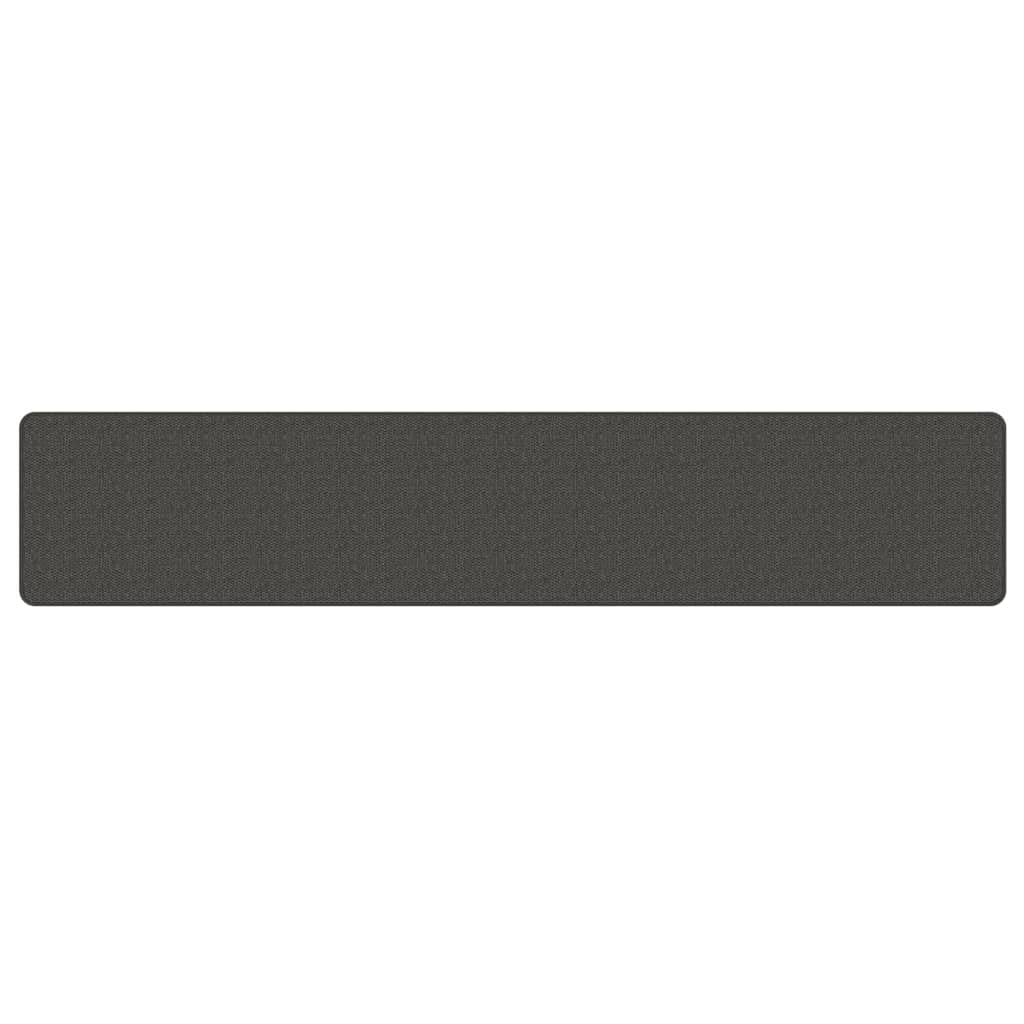 Carpet Runner Sisal Look Anthracite 50x250 cm