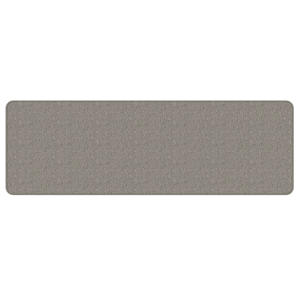 Carpet Runner Sisal Look Silver 50x150 cm