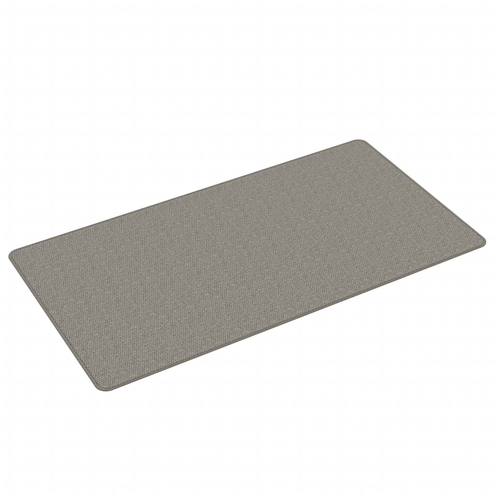Carpet Runner Sisal Look Silver 80x150 cm