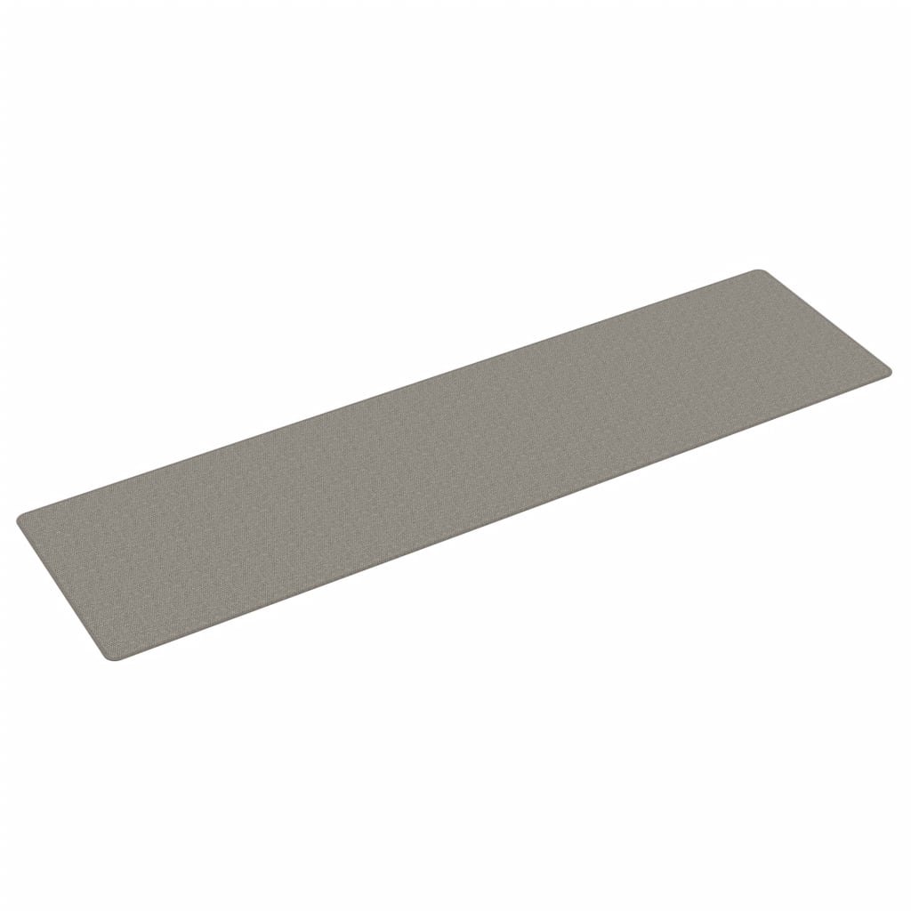 Carpet Runner Sisal Look Silver 80x300 cm