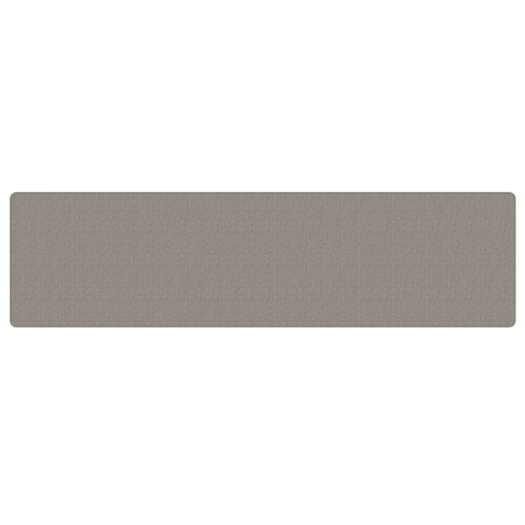 Carpet Runner Sisal Look Silver 80x300 cm