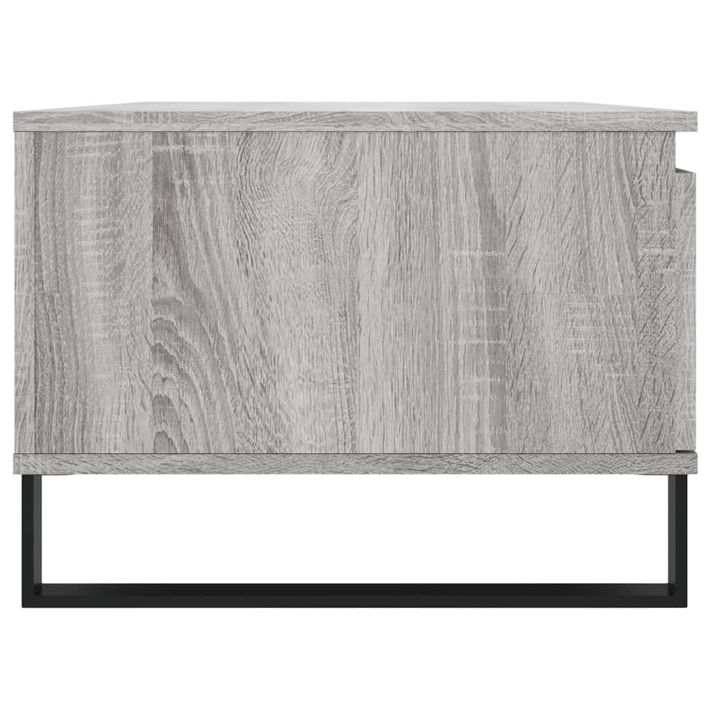Coffee Table Grey Sonoma 90x50x36.5 cm Engineered Wood