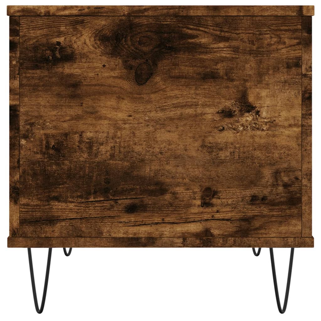 Coffee Table Smoked Oak 60x44.5x45 cm Engineered Wood