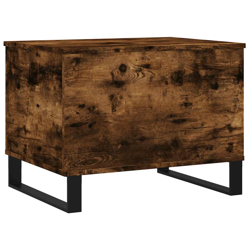 Coffee Table Smoked Oak 60x44.5x45 cm Engineered Wood