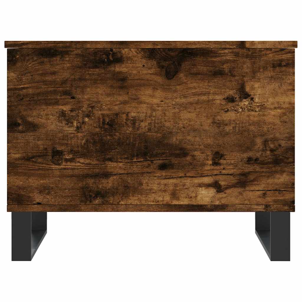 Coffee Table Smoked Oak 60x44.5x45 cm Engineered Wood