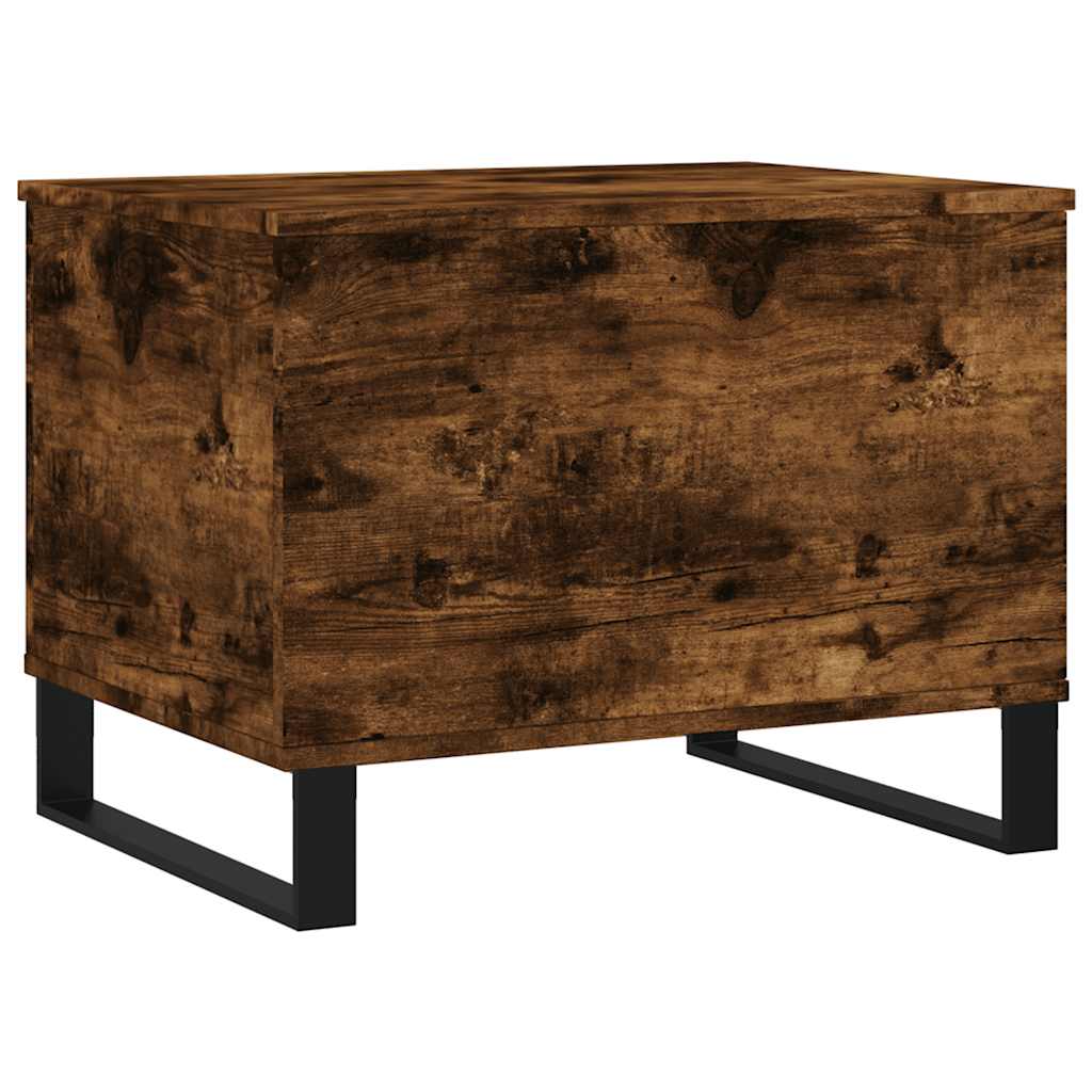 Coffee Table Smoked Oak 60x44.5x45 cm Engineered Wood