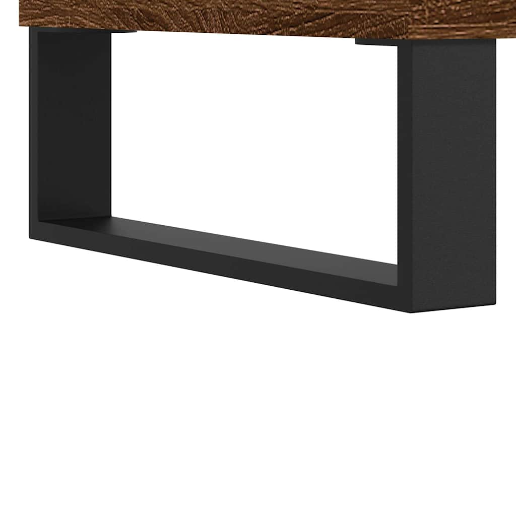 Coffee Table Smoked Oak 60x44.5x45 cm Engineered Wood