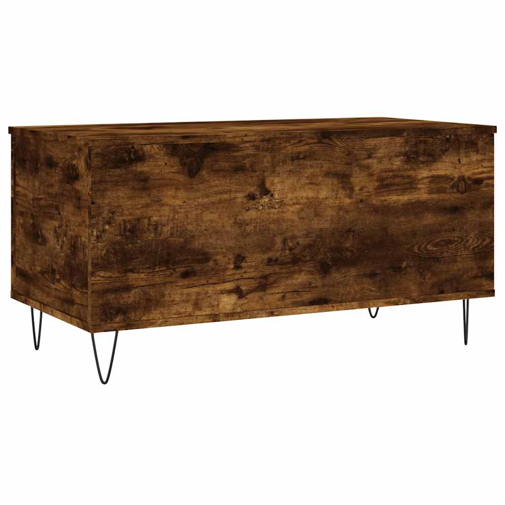 Coffee Table Smoked Oak 90x44.5x45 cm Engineered Wood