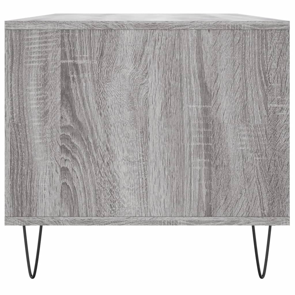 Coffee Table Grey Sonoma 90x49x45 cm Engineered Wood