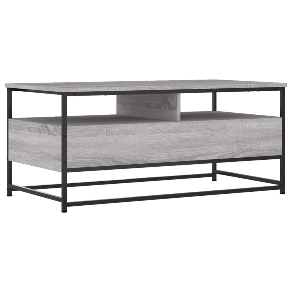 Coffee Table Grey Sonoma 100x51x45 cm Engineered Wood