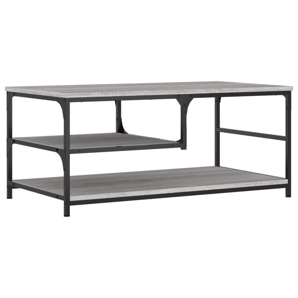 Coffee Table Grey Sonoma 90x49x40 cm Engineered Wood