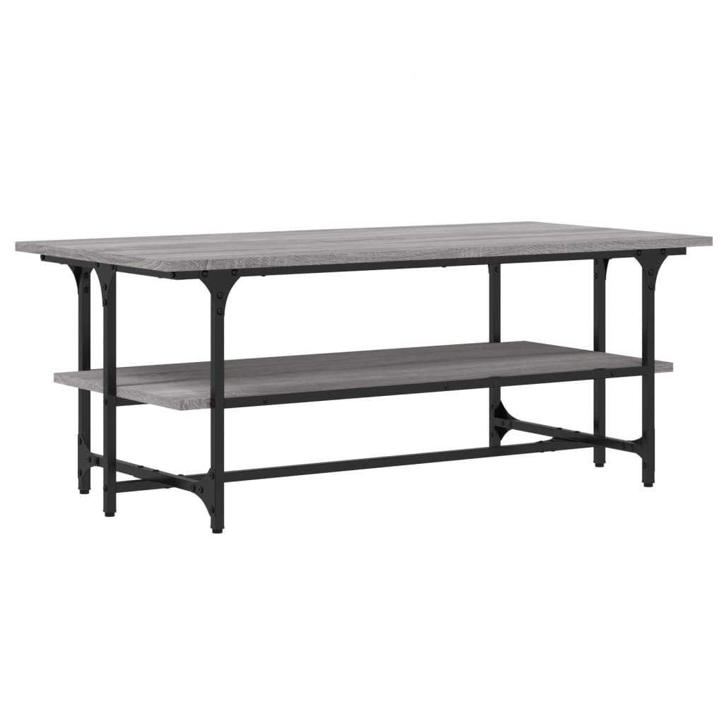 Coffee Table Grey Sonoma 100x50x40 cm Engineered Wood