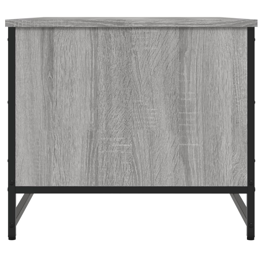 Coffee Table Grey Sonoma 85.5x51x45 cm Engineered Wood