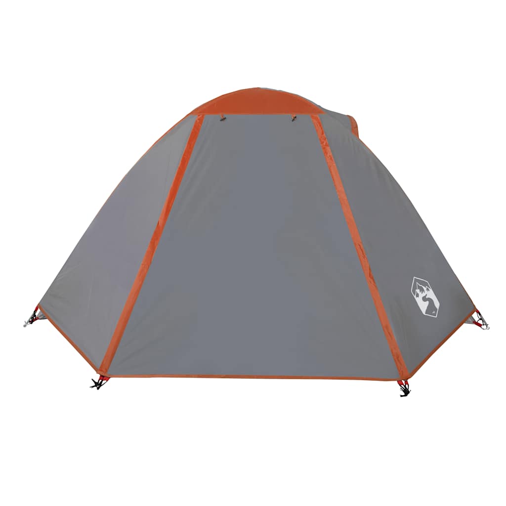 Camping Tent Dome 2-Person Orange Waterproof