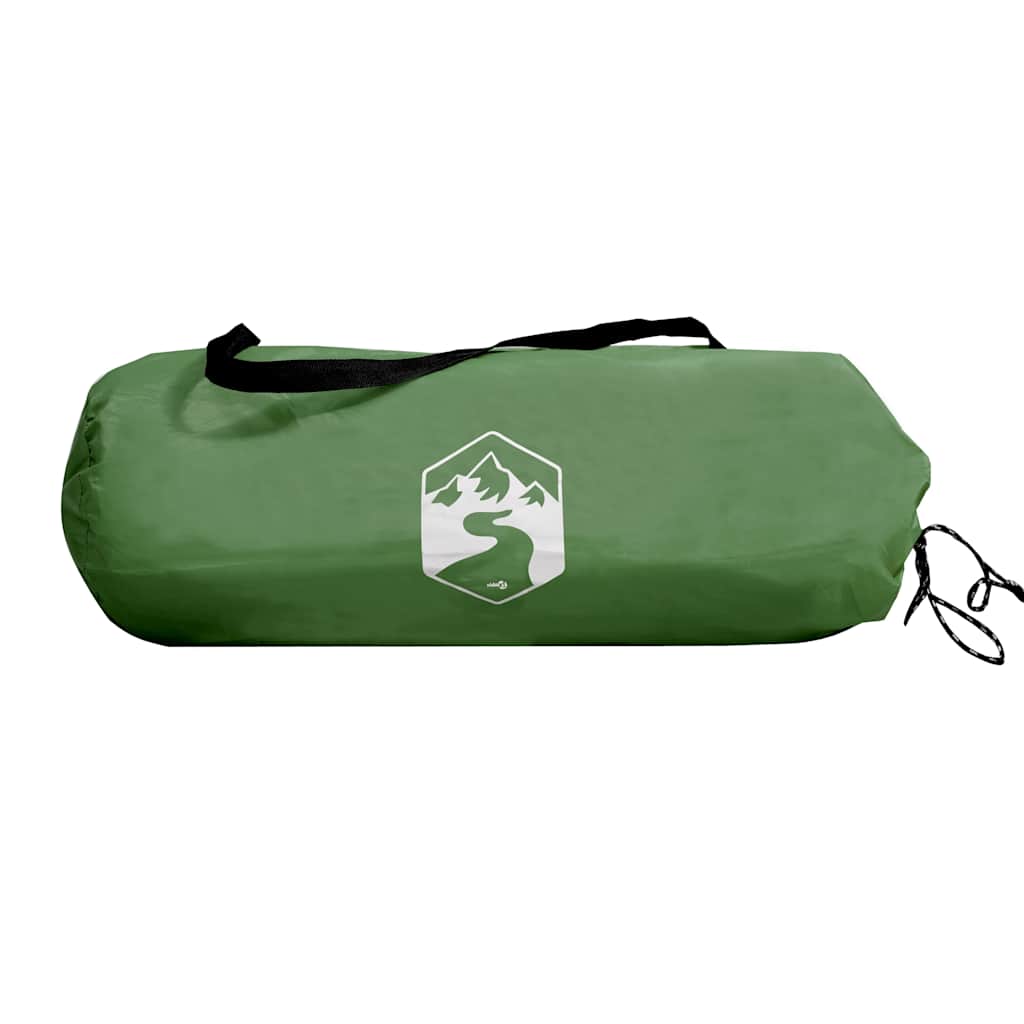 Camping Tent Dome 4-Person Green Waterproof