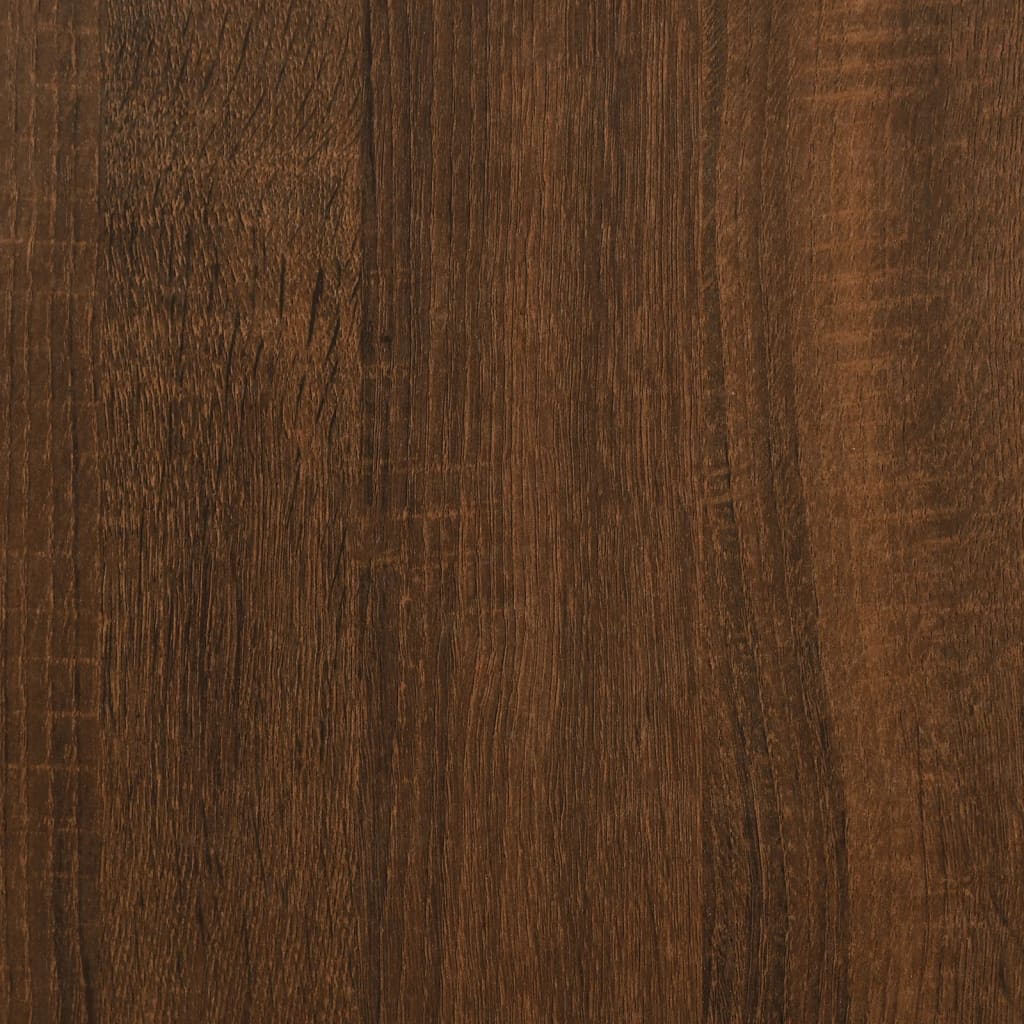 Bookshelf Brown Oak 160x28.5x136.5 cm Engineered Wood