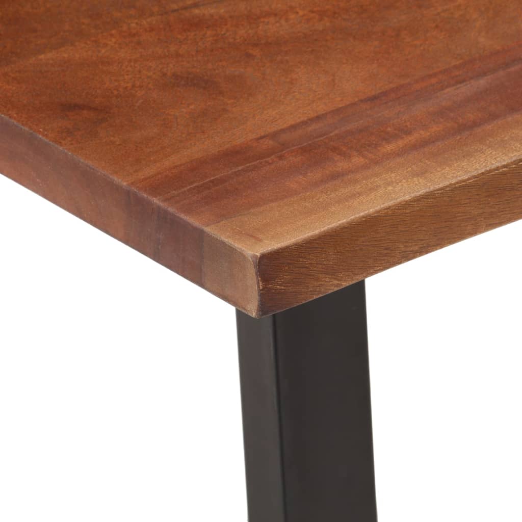 Coffee Table Honey Brown 110x55x40 cm Solid Wood Acacia