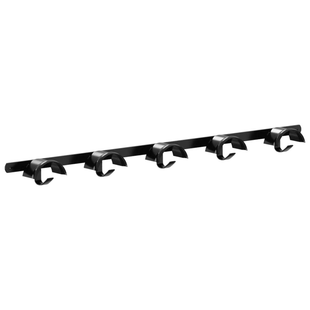 Bridle Hanger for 5 Bridles with 5 Hooks Black Iron
