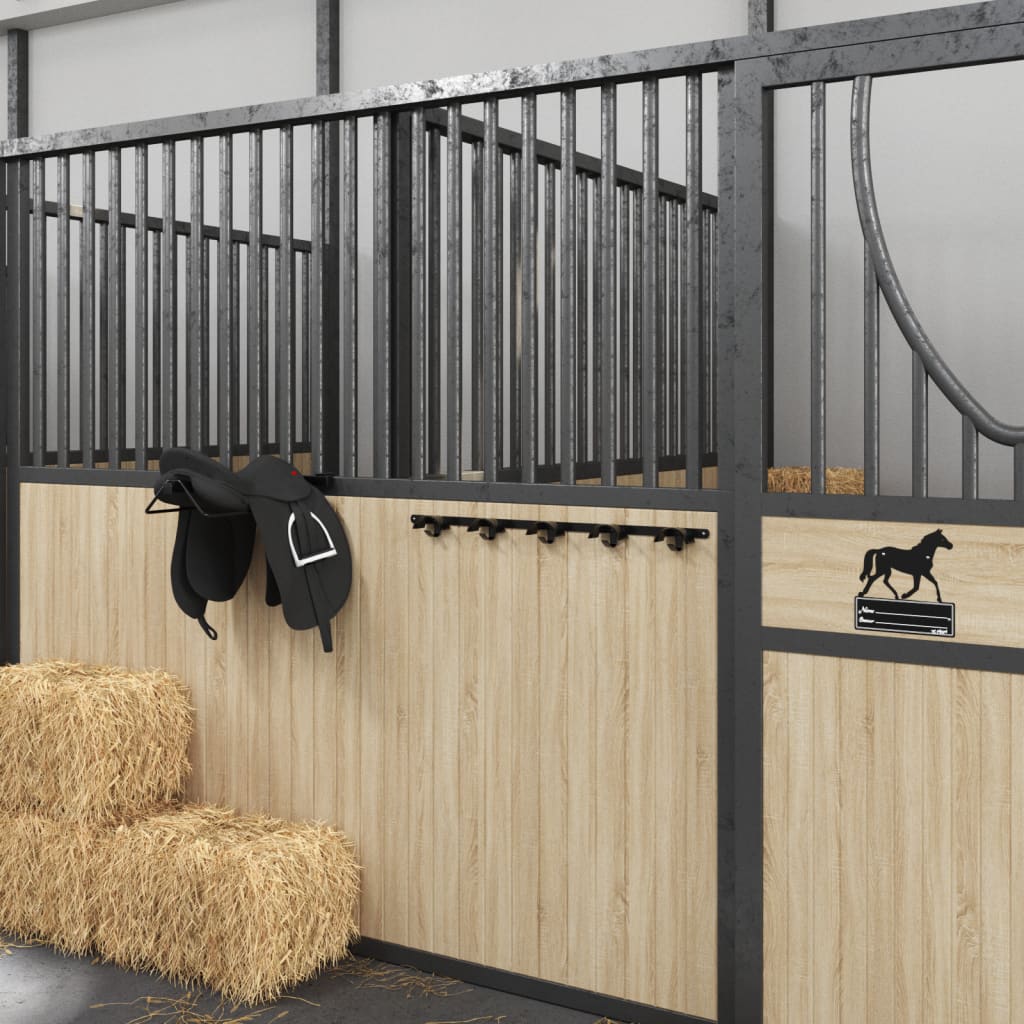 Bridle Hanger for 5 Bridles with 5 Hooks Black Iron