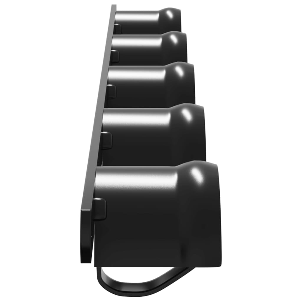 Bridle Hanger for 5 Bridles with 5 Hooks Black Iron