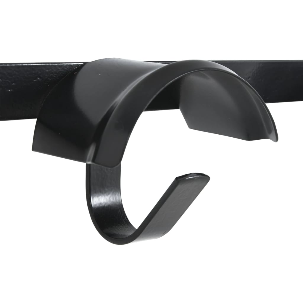 Bridle Hanger for 5 Bridles with 5 Hooks Black Iron