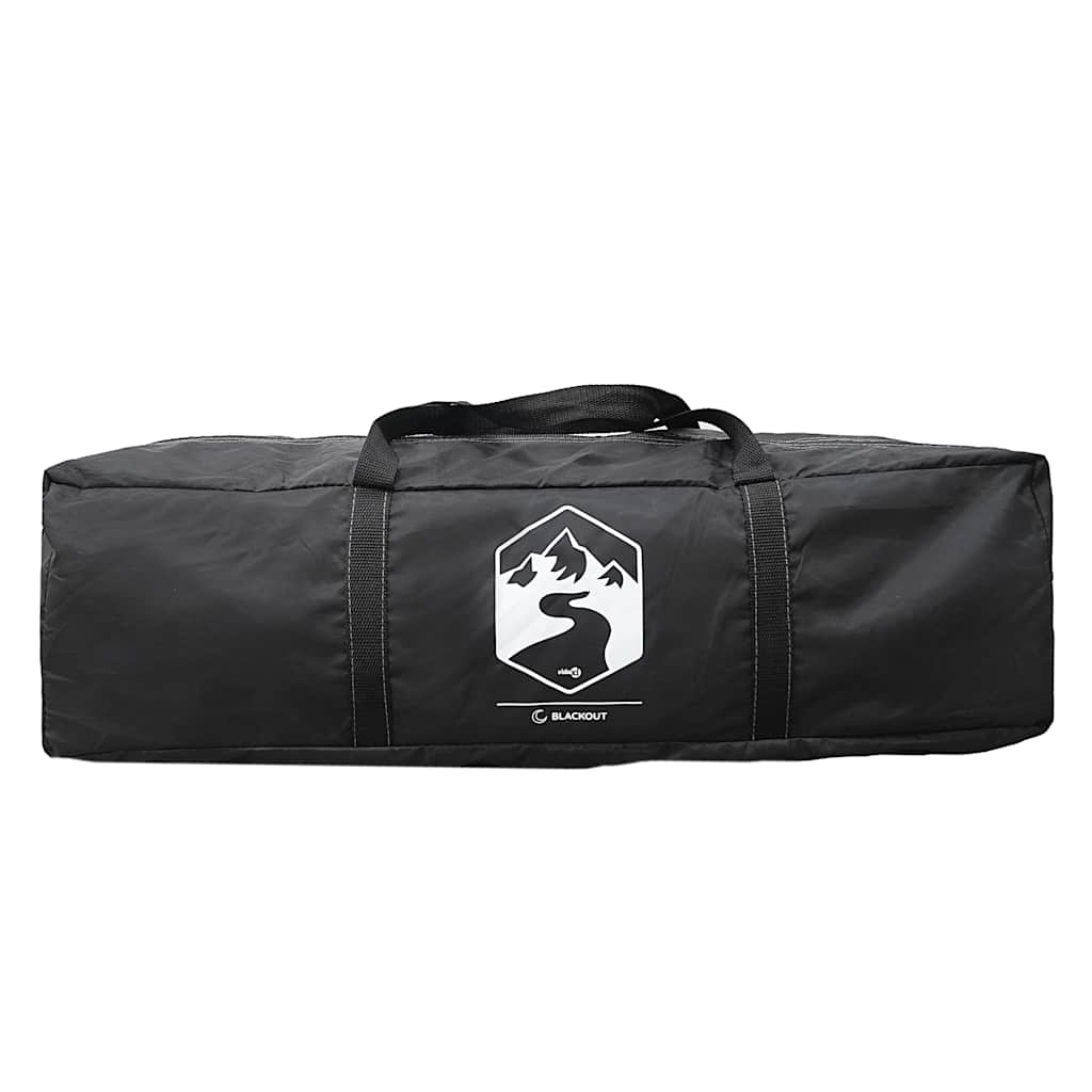 Camping Tent Dome 4-Person White Blackout Fabric Waterproof