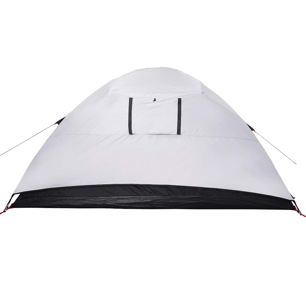 Camping Tent Dome 4-Person White Blackout Fabric Waterproof